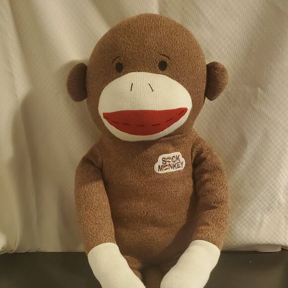 40" Giant Sock Monkey Dan Dee Large Plush Stuffed Animal - Picture 1 of 5